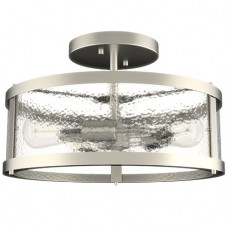 Φωτιστικό Οροφής 3xE27 230V Σατινέ 955SANTA3/NI